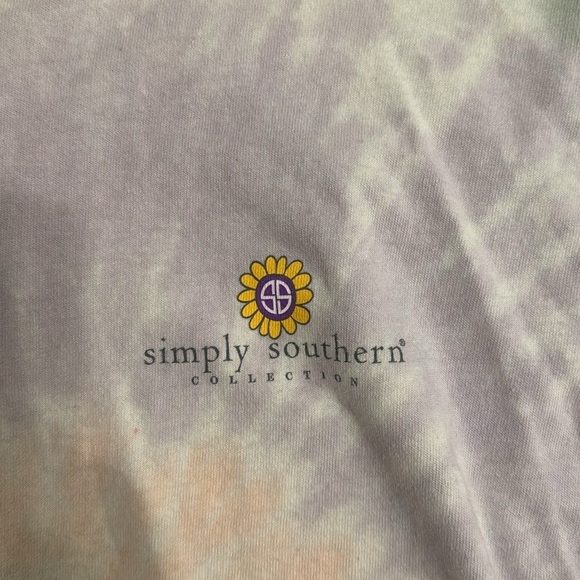 super cute and comfy size XL tie dye tshirt from simply southern - Picture 2 of 4